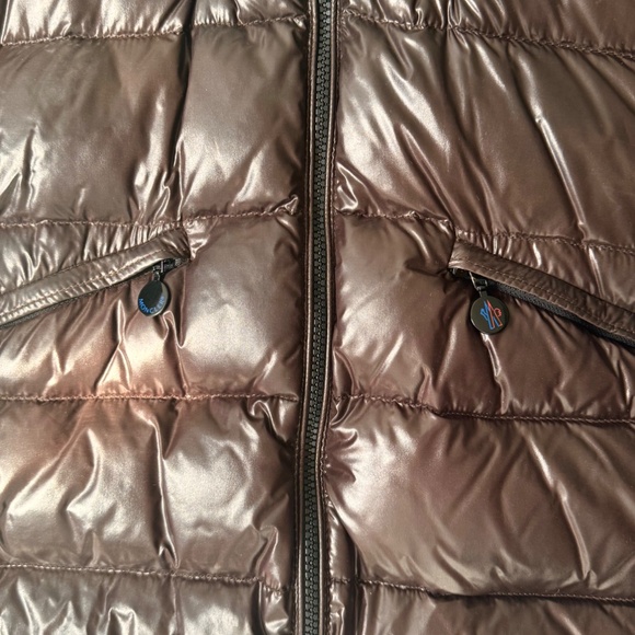 Moncler coat chocolate brown (different shades in photos/classic dark brown) - Picture 8 of 10